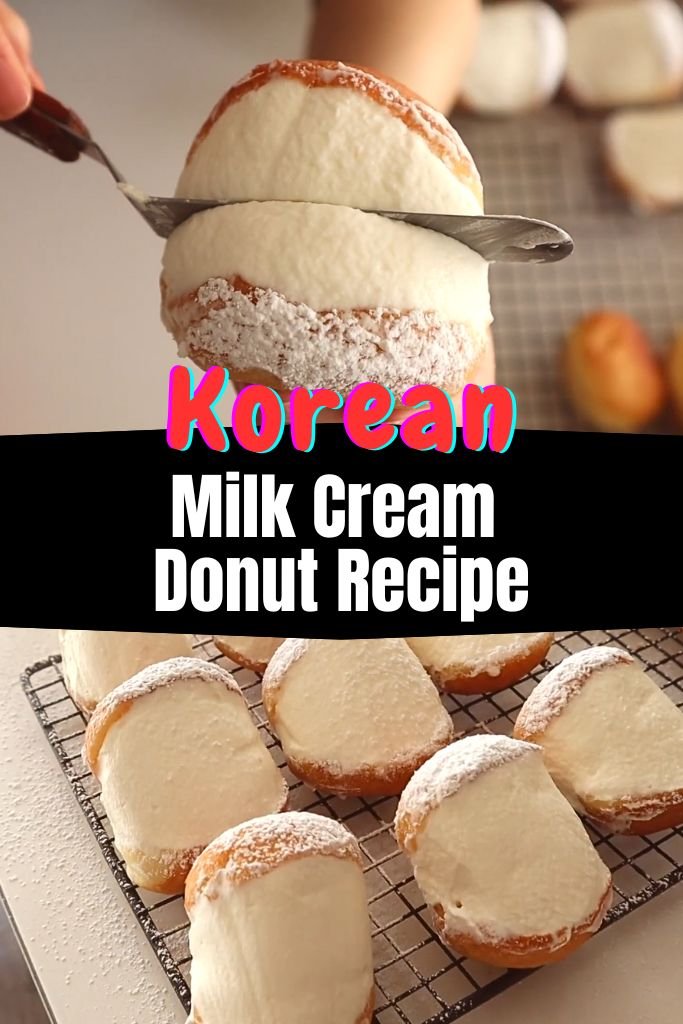 Korean Milk Cream Donut