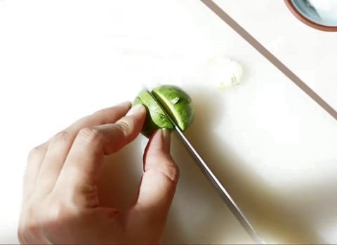 Prep the Brussels Sprouts