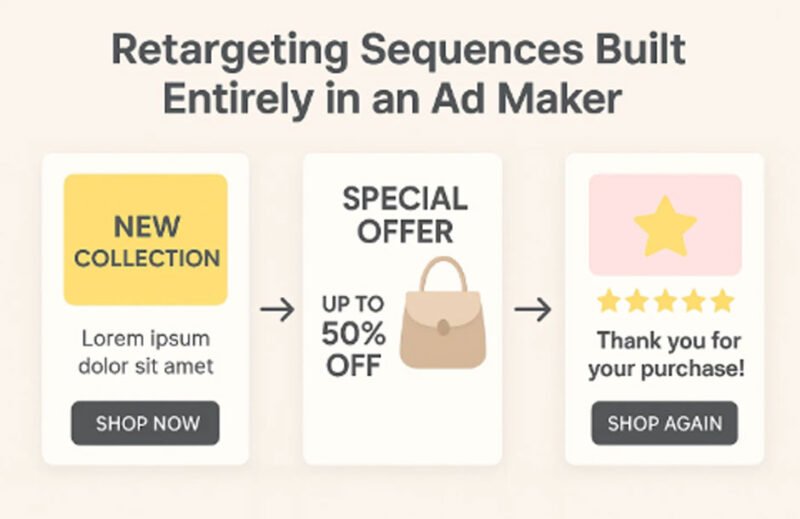 Retargeting Sequences Built Entirely in an Ad Maker