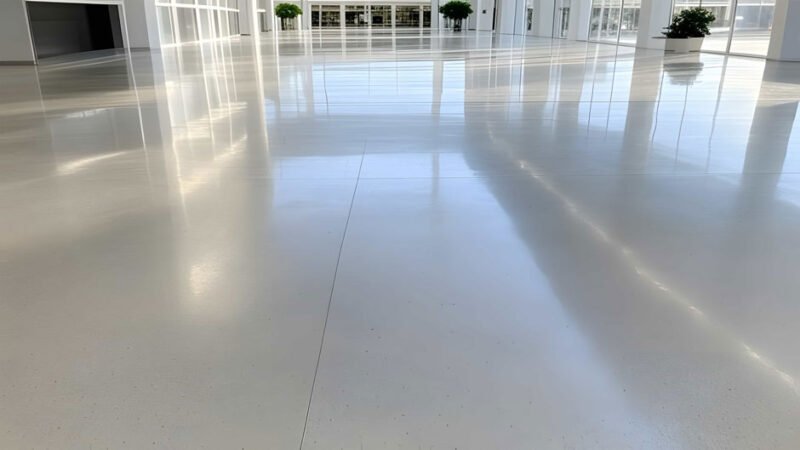 Polished Vs. Stained Concrete Floors