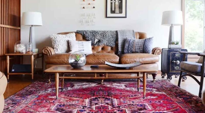 How Today’s Homeowners Are Utilizing Vintage Oushak Rugs To Spruce Up Minimalist Kitchens