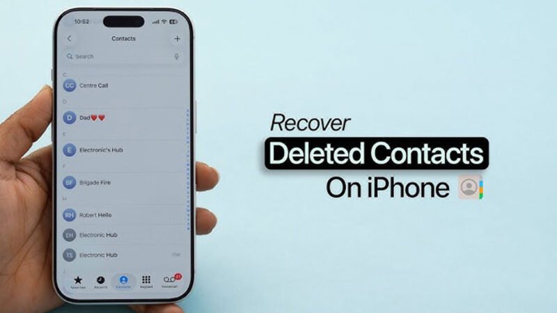 How to Get Back Deleted Contacts on iPhone – Step-by-Step Guide